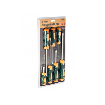 SCREW DRIVER SET 7PCS -FLAT